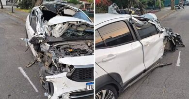 PERSEGUIÇÃO NA DUTRA TERMINA COM ACIDENTE, TENTATIVA DE FUGA E TRÊS PRESOS POR CARRO ROUBADO EM CAÇAPAVA