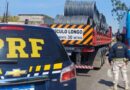 CAMINHÃO COM MAIS DE 30 TONELADAS DE EXCESSO É FLAGRADO NA DUTRA E PRF ALERTA PARA RISCO DE ACIDENTE