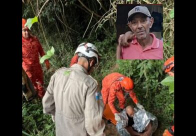 IDOSO COM ALZHEIMER DESAPARECIDO DESDE O DIA 21 É ENCONTRADO COM VIDA APÓS BUSCAS EM ÁREA DE MATA