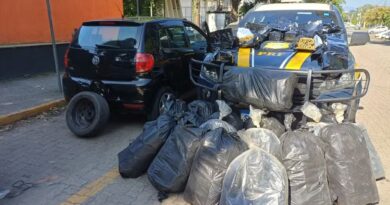 FUGA NA DUTRA TERMINA COM JOVEM PRESO E 100 KG DE MACONHA APREENDIDOS EM RESENDE