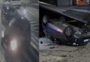 MADRUGADA DE PERIGO EM SÃO JOSÉ DOS CAMPOS: MOTORISTA FOGE APÓS BATIDA QUE CAUSOU CAPOTAMENTO E DEIXOU TRÊS PASSAGEIRAS FERIDAS