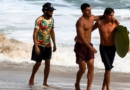 AO VIVO, ATLETA INTERROMPE TRANSMISSÃO E SALVA TURISTA DE AFOGAMENTO NA PRAIA DA SUNUNGA EM UBATUBA
