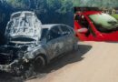 CARRO USADO EM ATAQUE A TIROS CONTRA MOTORISTA É ENCONTRADO QUEIMADO EM PINDAMONHANGABA