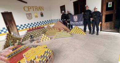 FURGÃO DO TABACO CAI NA FISCALIZAÇÃO: MOTORISTA É PRESO COM CARGA DE R$ 143 MIL SEM AUTORIZAÇÃO DA ANVISA EM PIRAÍ