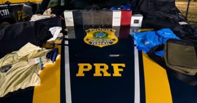 FIM DA LINHA NA DUTRA: PRF INTERCEPTA CARRO E PRENDE GRUPO SUSPEITO DE FURTAR LOJAS EM RESENDE
