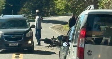 MORTE PERTO DO PORTAL: MOTOCICLISTA PERDE A VIDA EM ACIDENTE NA RODOVIA DOS TROPEIROS, EM BANANAL