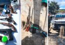 FUNDO FALSO NO GUARDA-ROUPA: PM AMBIENTAL APREENDE ARSENAL E EQUIPAMENTOS DE CAÇA EM ARAPEÍ