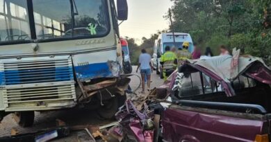 TRAGÉDIA NA ESTRADA: BATIDA ENTRE CARRO E ÔNIBUS MATA IDOSA DE 93 ANOS EM SÃO TOMÉ DAS LETRAS
