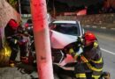 MADRUGADA DE SUSTO EM ILHABELA: MULHER FICA FERIDA APÓS ACIDENTE E MOBILIZA BOMBEIROS, SAMU E POLÍCIA MILITAR