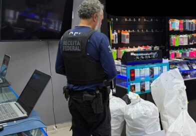 CELULAR BLOQUEADO, SEM NOTA E NA MIRA DA RECEITA: OPERAÇÃO APREENDE 35 APARELHOS EM POÇOS DE CALDAS