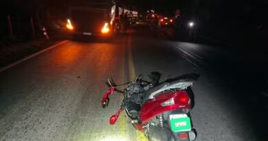 INVADIU A CONTRAMÃO: MOTOCICLISTA MORRE EM COLISÃO FRONTAL NA LMG-877, EM POÇOS DE CALDAS