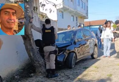 ADEUS A ZÉ LUÍS DA CAPITUVA: MOTORISTA MORRE APÓS CARRO BATER EM ÁRVORE EM SANTA RITA DO SAPUCAÍ