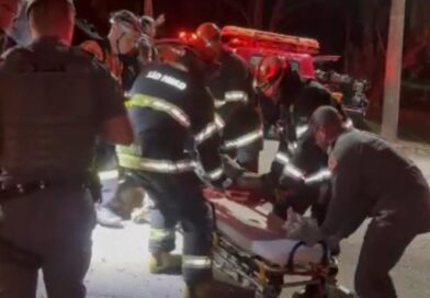 MADRUGADA DE DESTRUIÇÃO NO JARDIM SATÉLITE: CARRO DERRUBA MURO, ATINGE ÁRVORE E DEIXA DUAS MULHERES PRESAS ÀS FERRAGENS