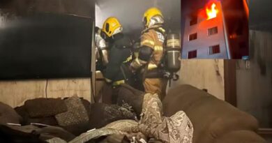 INCÊNDIO DESTRÓI APARTAMENTO, INTERDITA PRÉDIO E DEIXA 16 FAMÍLIAS FORA DE CASA EM VARGINHA