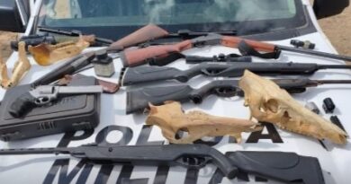 ARSENAL, CARNE DE CAÇA E CRIANÇAS EM RISCO: POLÍCIA AMBIENTAL ENCONTRA CENÁRIO GRAVE EM APARECIDA