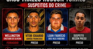 CAIU O TERCEIRO: POLÍCIA PRENDE LUAN NO CASO THALES E “DENTINHO” É O ÚLTIMO FORAGIDO