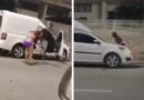GRITOS NO CENTRO DE SÃO JOSÉ: HOMEM AGRIDE MULHER E ARRANCA CARRO COM ELA SOBRE O CAPÔ