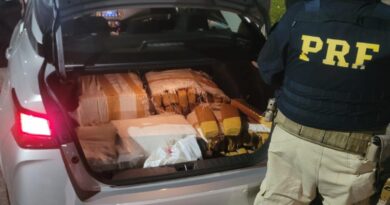 CERCO NA DUTRA: PRF INTERCEPTA 149 KG DE MACONHA EM LAVRINHAS E PRENDE CASAL NA ROTA ENTRE MINAS E VOLTA REDONDA
