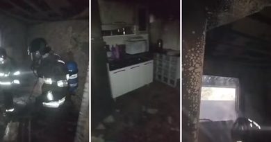 CASA PEGA FOGO NO LITORAL NORTE E MORADORES TENTAM IMPEDIR AVANÇO DAS CHAMAS