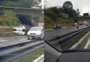 ALERTA NO ANEL VIÁRIO: CARRO AQUAPLANA, BATE E CHUVA DE 83 MM ELEVA RISCO DE NOVOS ALAGAMENTOS EM SÃO JOSÉ