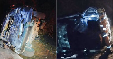 TRAGÉDIA NA MG-179: FOX CAPOTA VÁRIAS VEZES, HOMEM DE 41 ANOS MORRE E DOIS PASSAGEIROS ESCAPAM