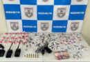 Cerco policial termina com dupla presa, pistola e drogas apreendidas em Volta Redonda