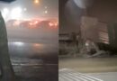 TEMPORAL CASTIGA O LITORAL NORTE: VENTO DERRUBA COBERTURA, ATINGE RESTAURANTES E DEFESA CIVIL DISPARA ALERTA EXTREMO
